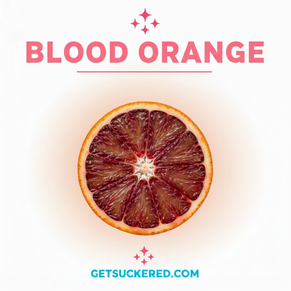 Blood Orange Flavor Card