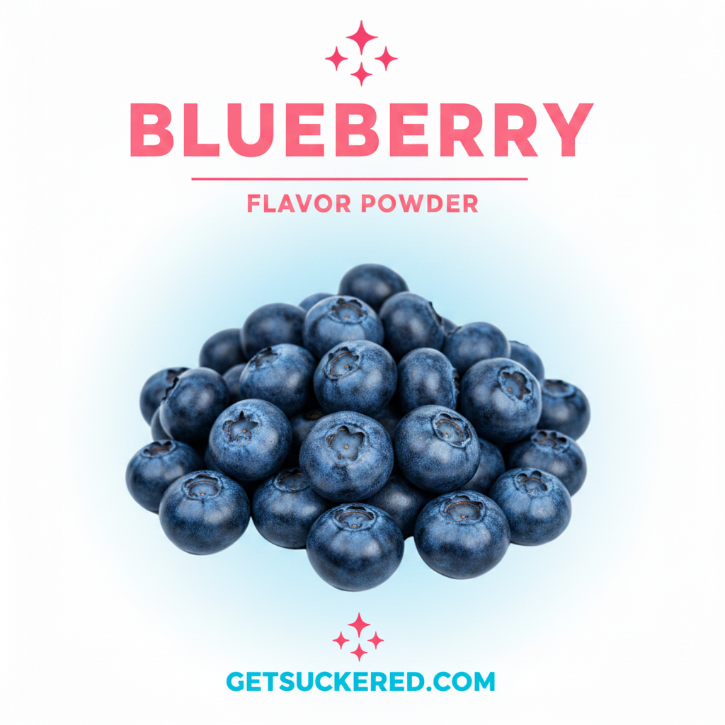 Blueberry Flavor Powder Card