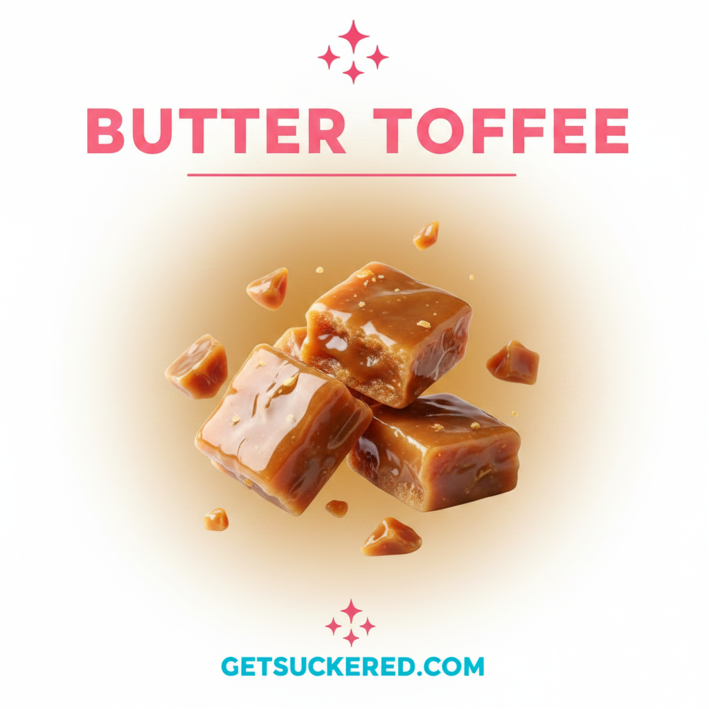Butter Toffee Flavor Card