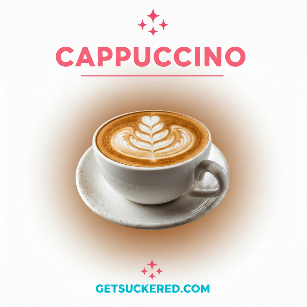 Cappuccino Flavor Hero Card
