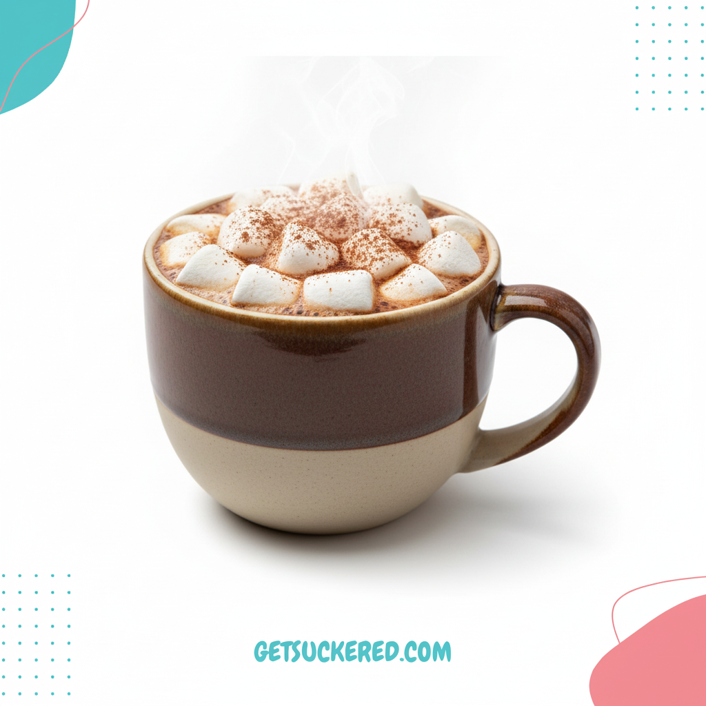 GetSuckered Hot Cocoa Chocolate Flavoring brings cozy winter warmth perfect for drinks, desserts, candy, and baking recipes
