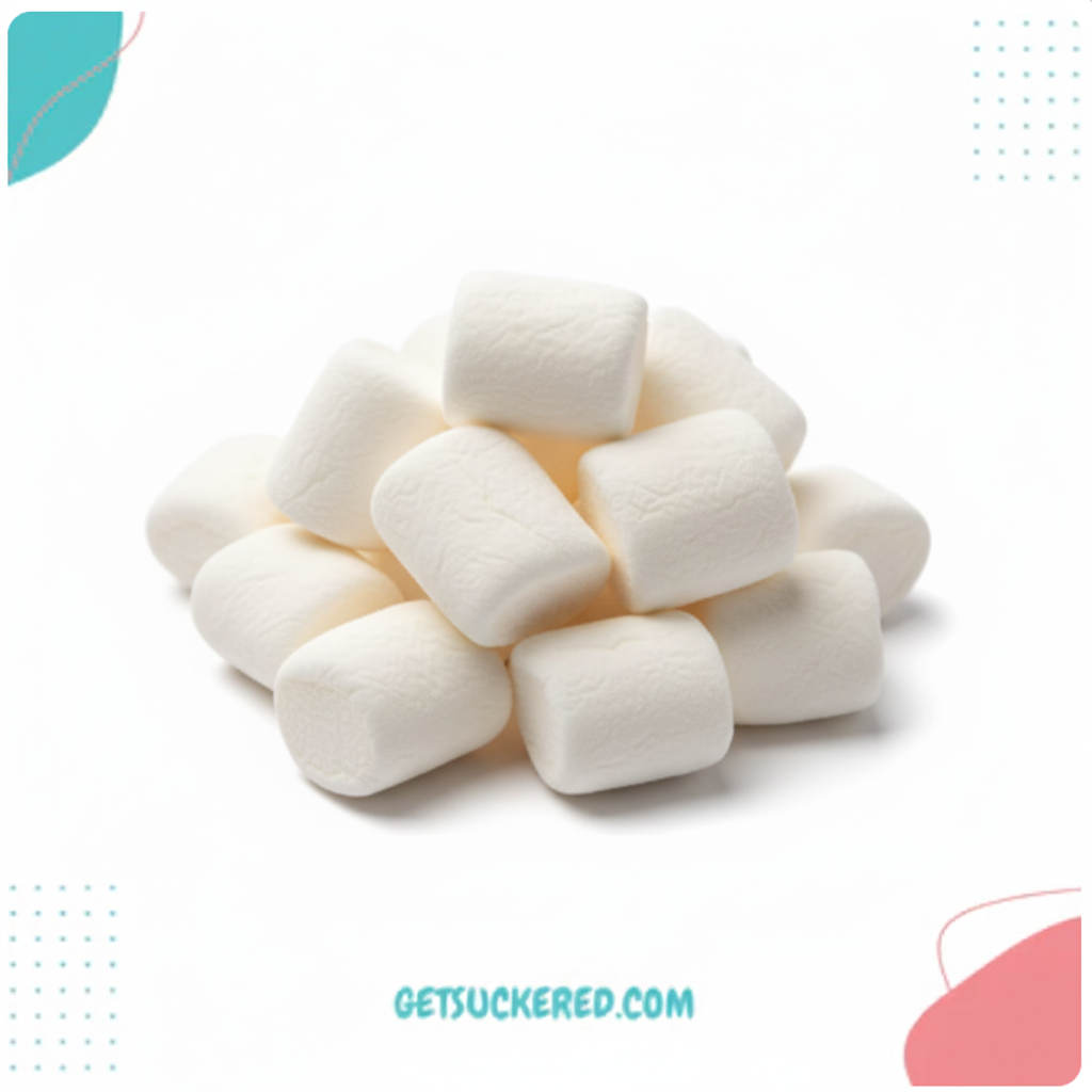 Soft Marshmallow White Puffy Flavoring from GetSuckered perfect for candy making, hot cocoa, cakes, and desserts