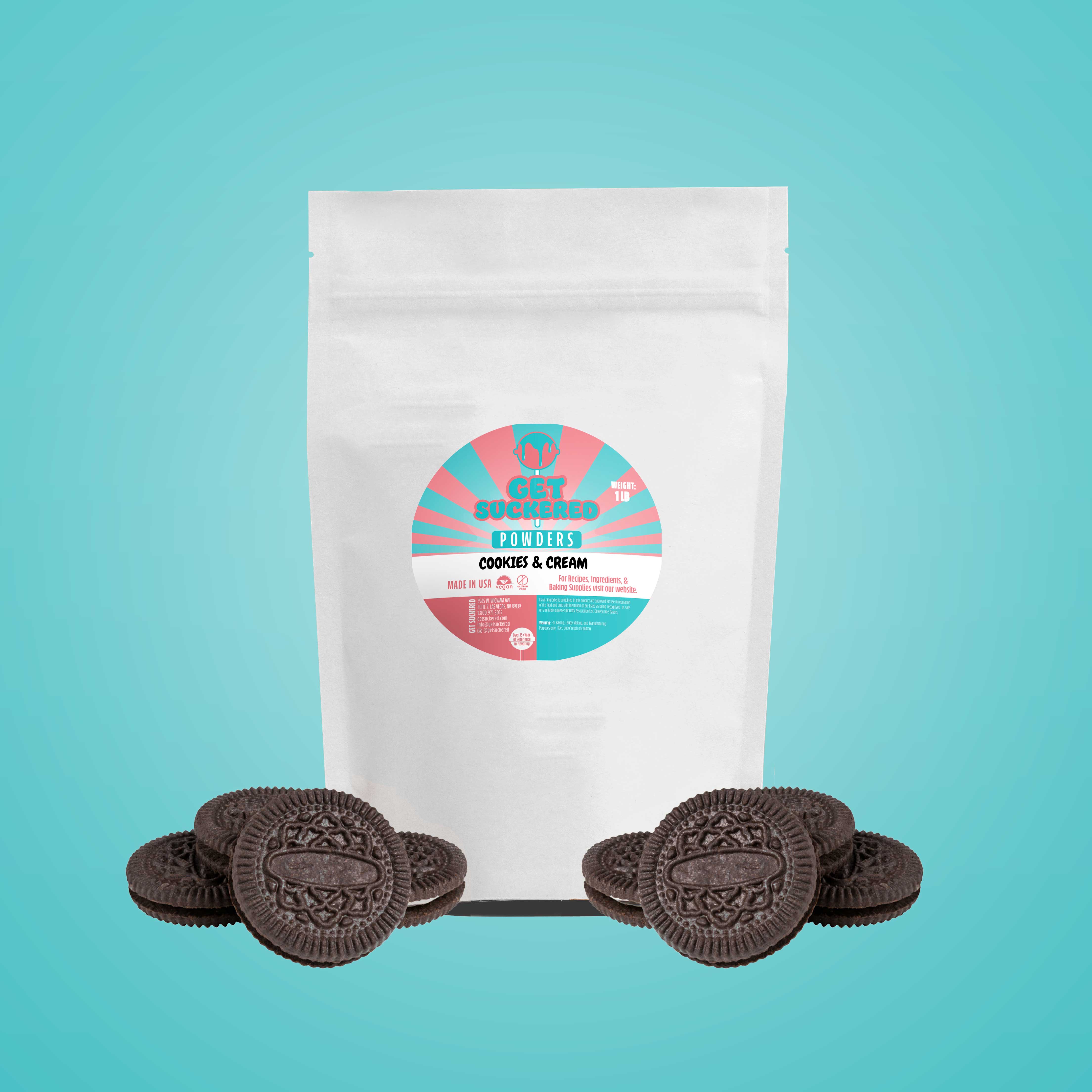 Cookies & Cream Flavored Powder - Sugar Free