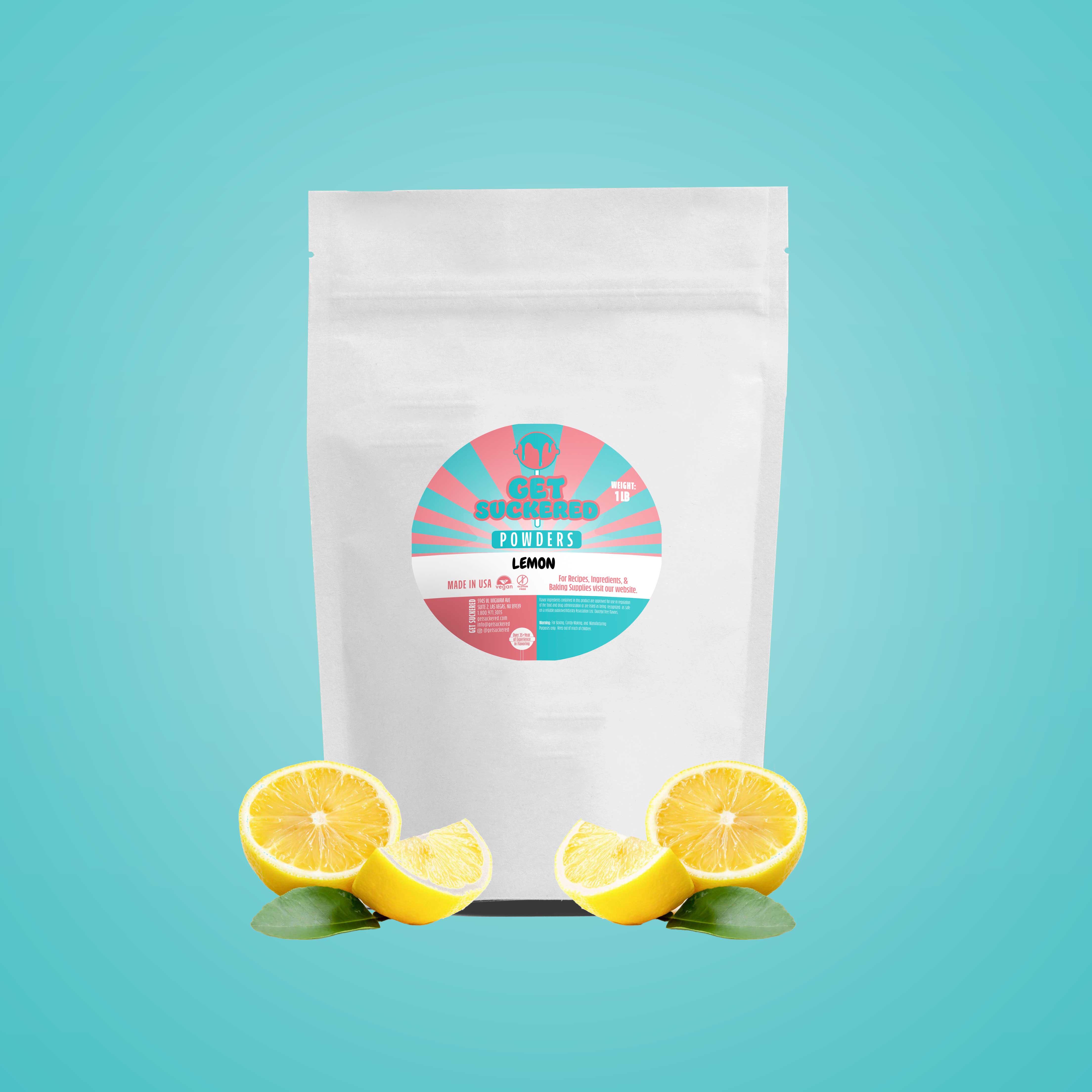 Lemon Flavored Powder - Natural - Sugar Free