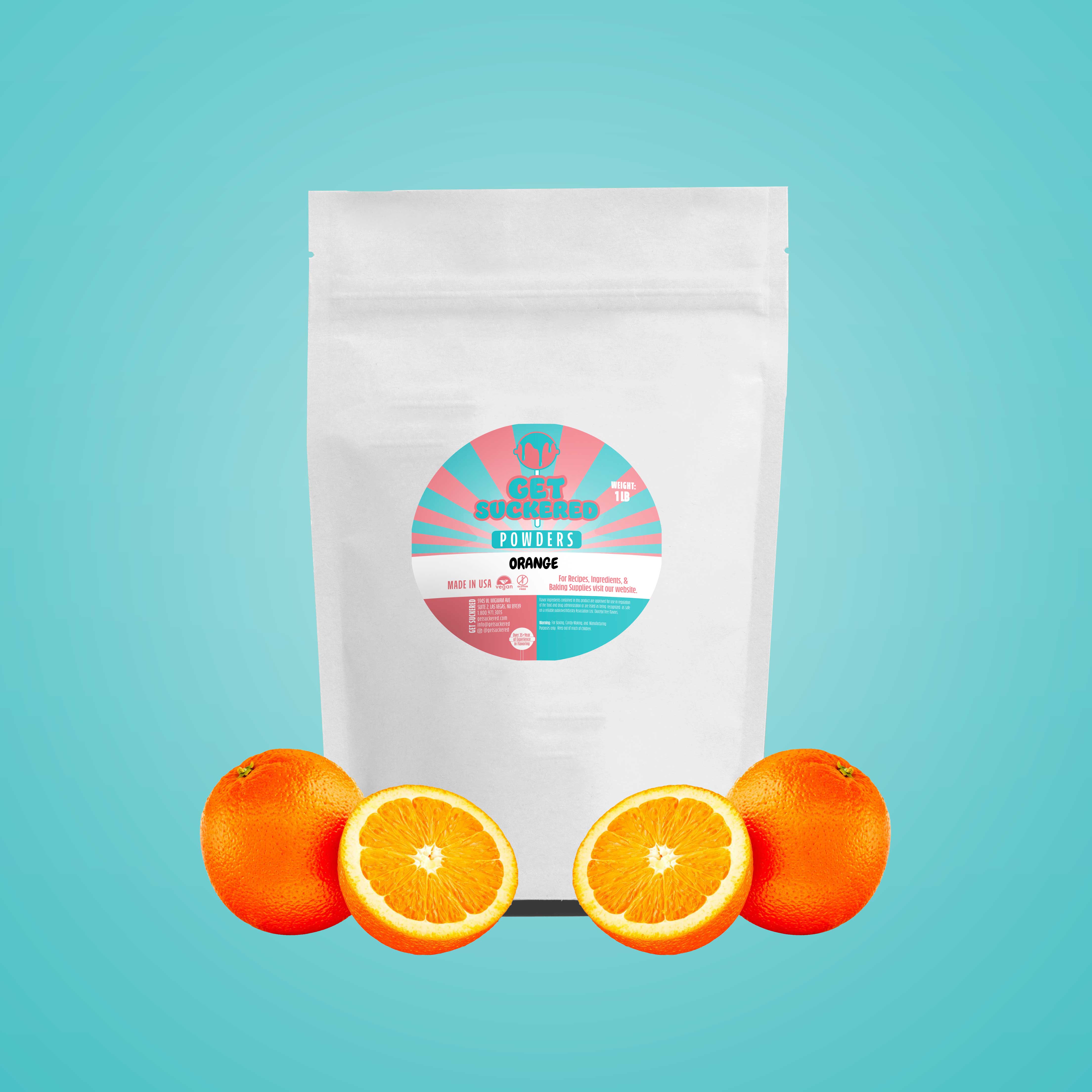 Orange Flavored Powder - Sugar Free