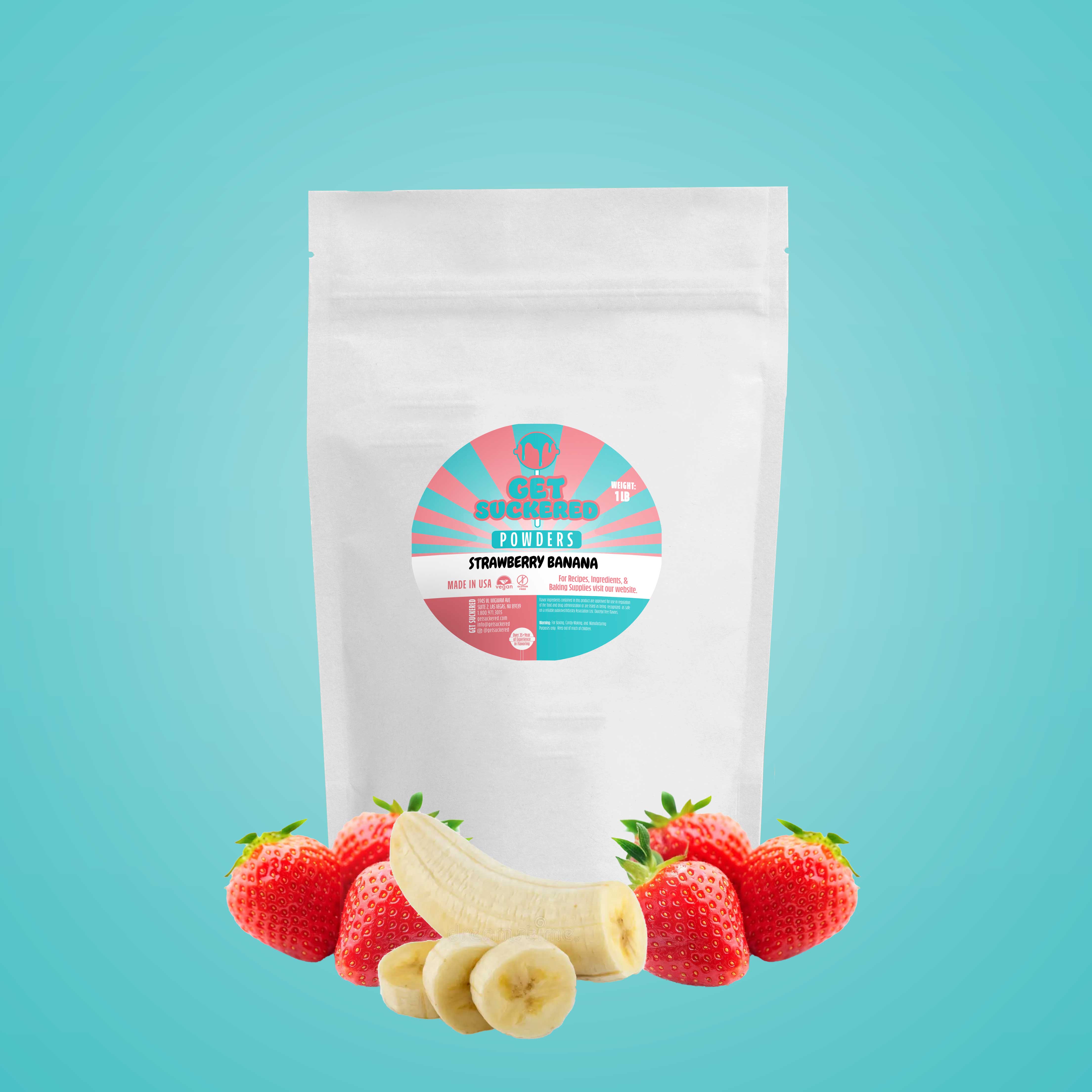 Strawberry Banana Flavored Powder - Sugar Free