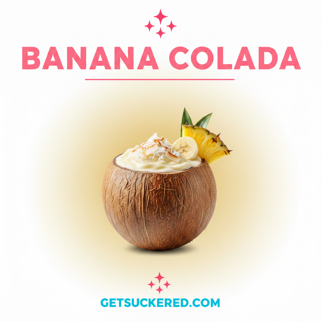 Banana Colada Flavor Card