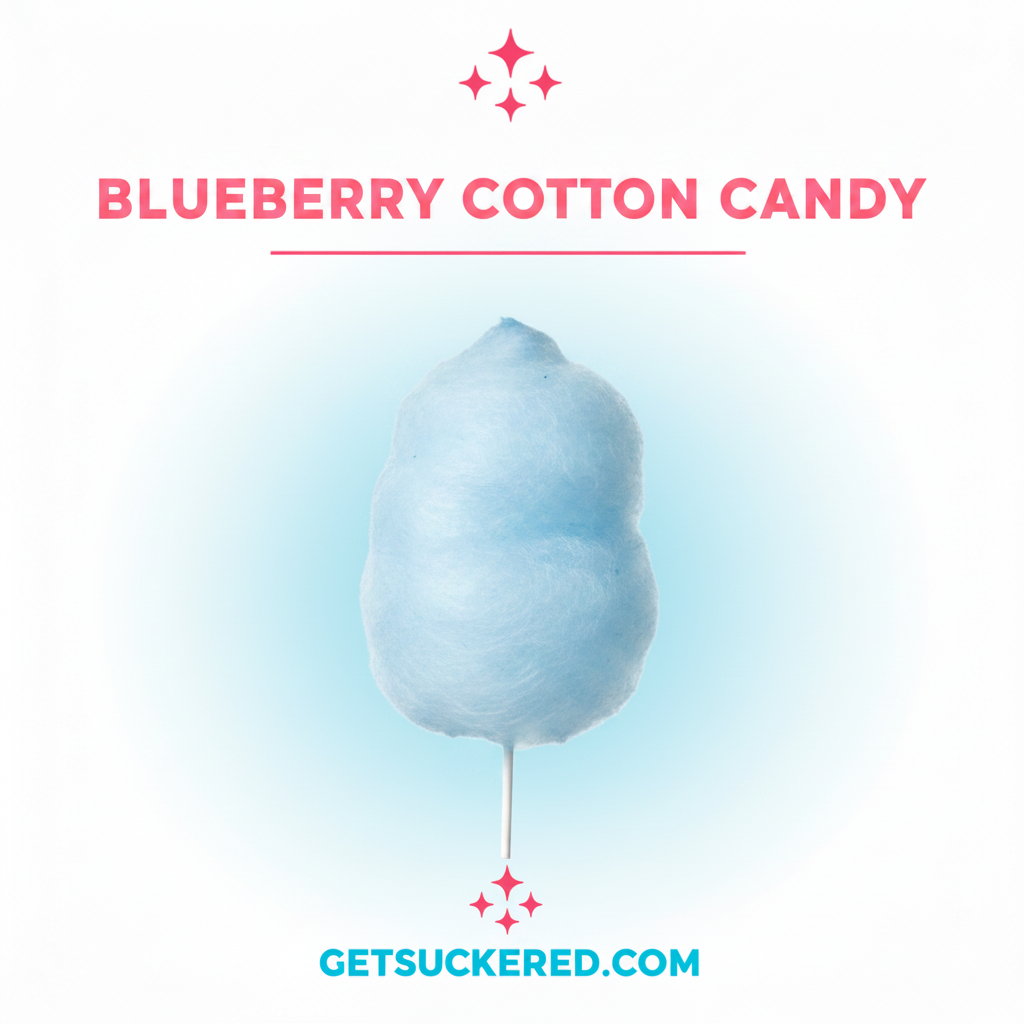 Blueberry Cotton Candy Flavor Card