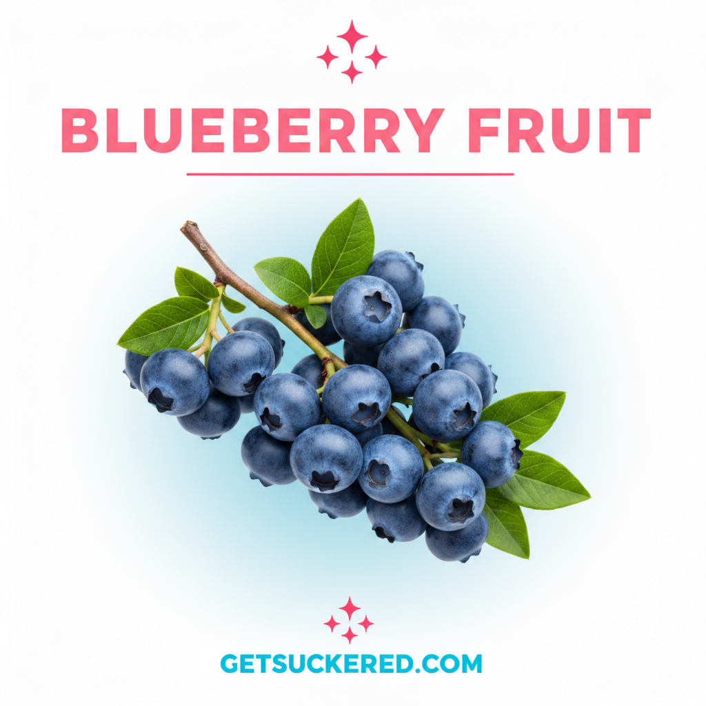 Blueberry Fruit Flavor Card