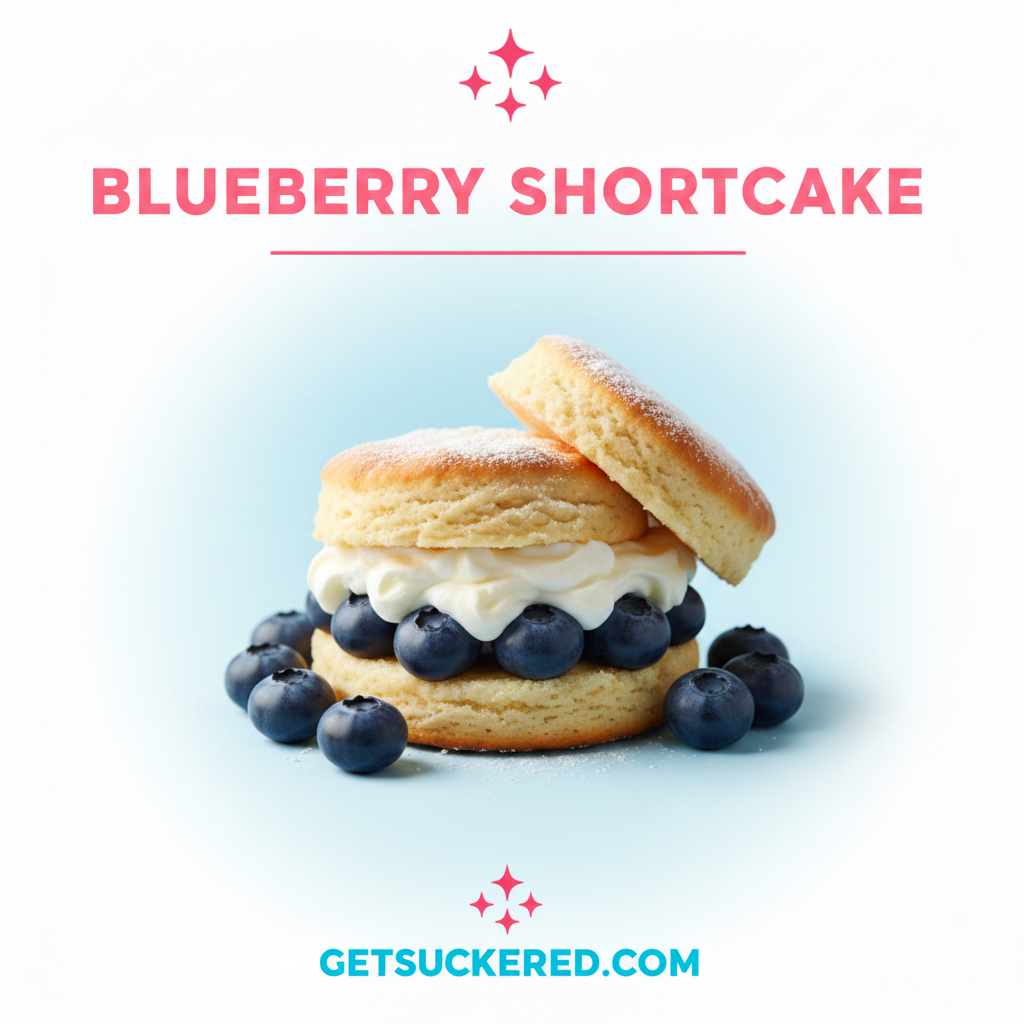 Blueberry Shortcake Flavor Card