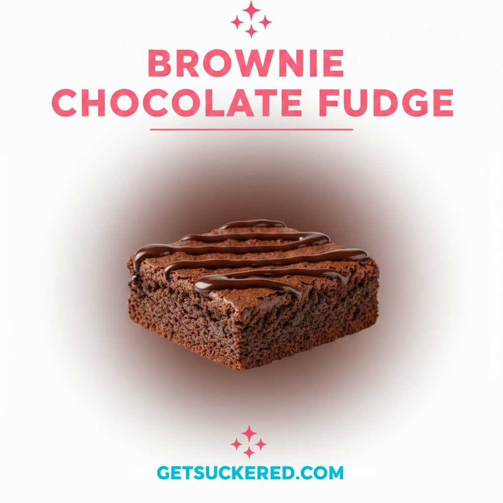 Brownie Chocolate Fudge Flavor Card