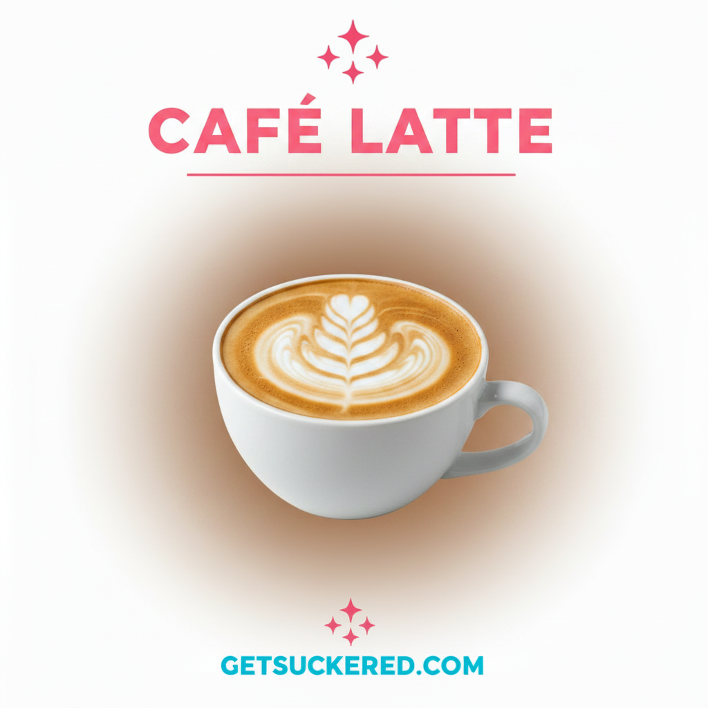 Cafe Latte Flavor Card