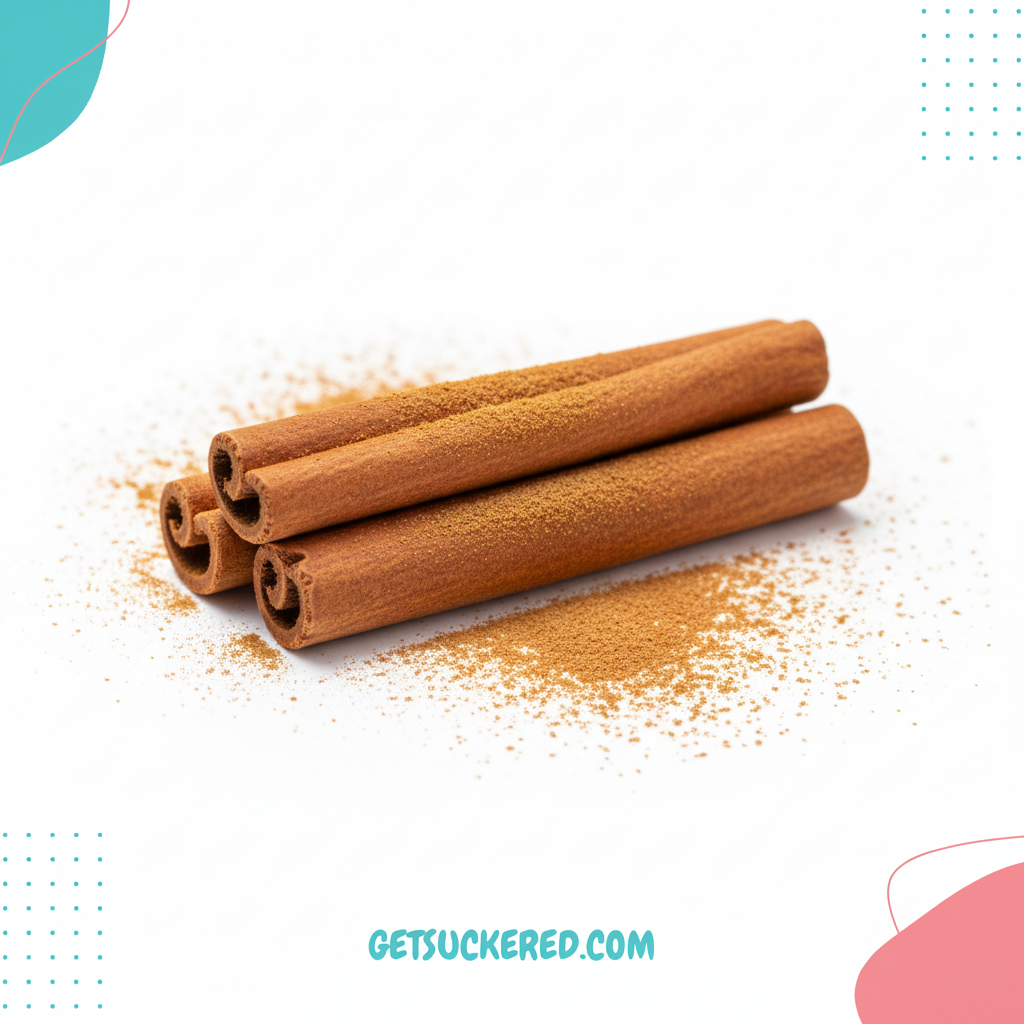 Get Suckered Cinnamon Flavor Powder adds bold aromatic spice to cakes, cookies, and confections