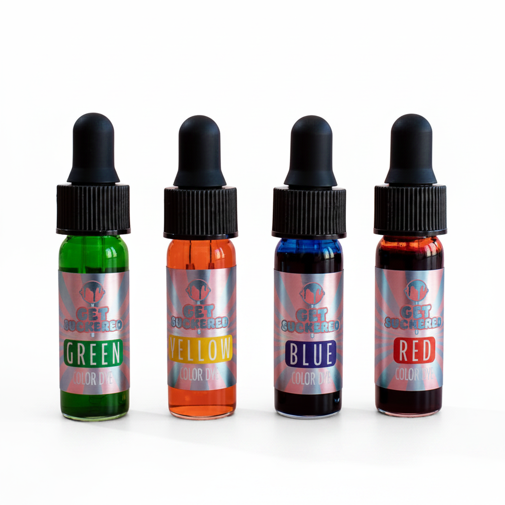 Color Dyes - White Background