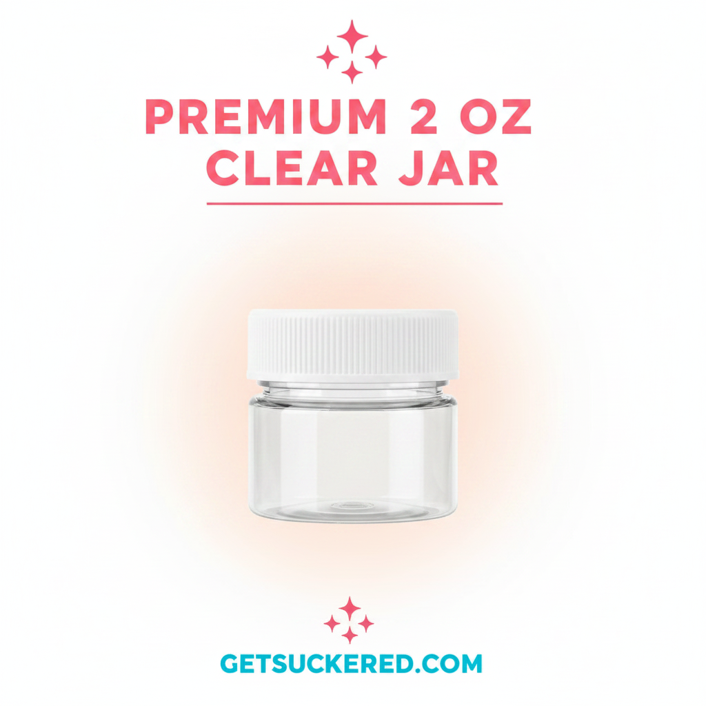 Premium 2 oz Clear Jar Hero Card